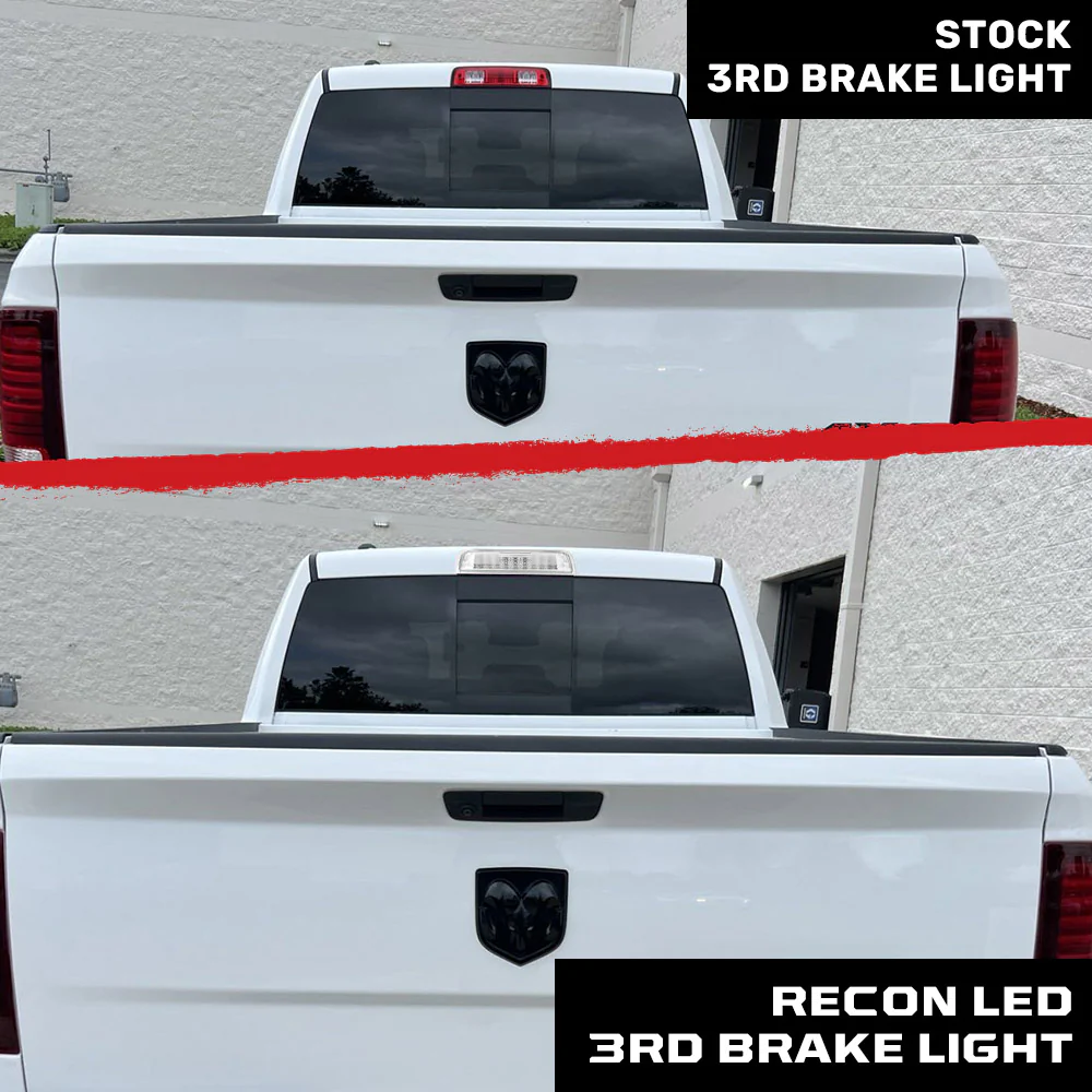 Dodge RAM 2500/3500 10-25 LED 3rd Brake Light Kit LED in Clear - Image 9