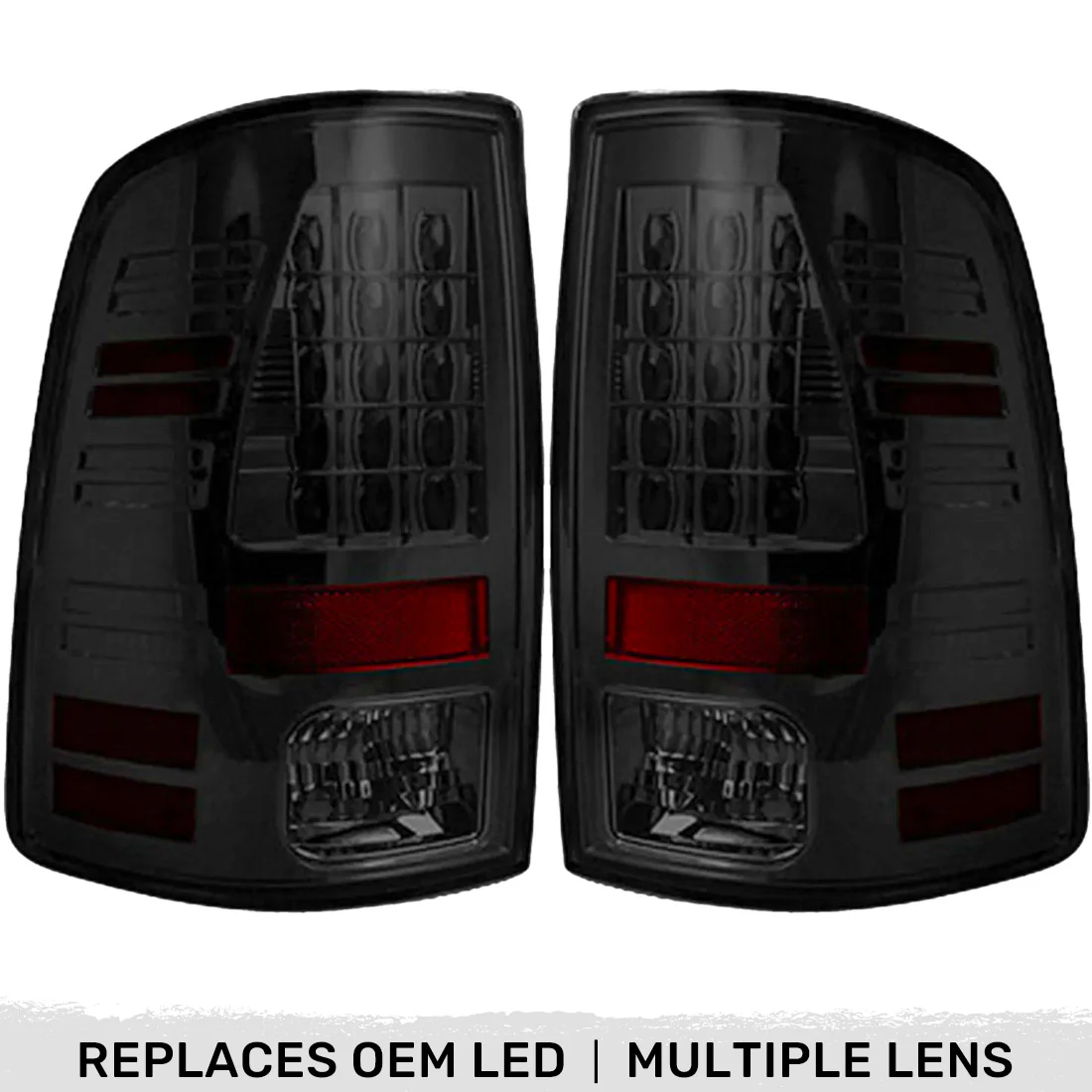 Dodge RAM 2500/3500 14-18 LED Tail Lights (Replaces Factory/OEM LED Only) - Multiple Lens