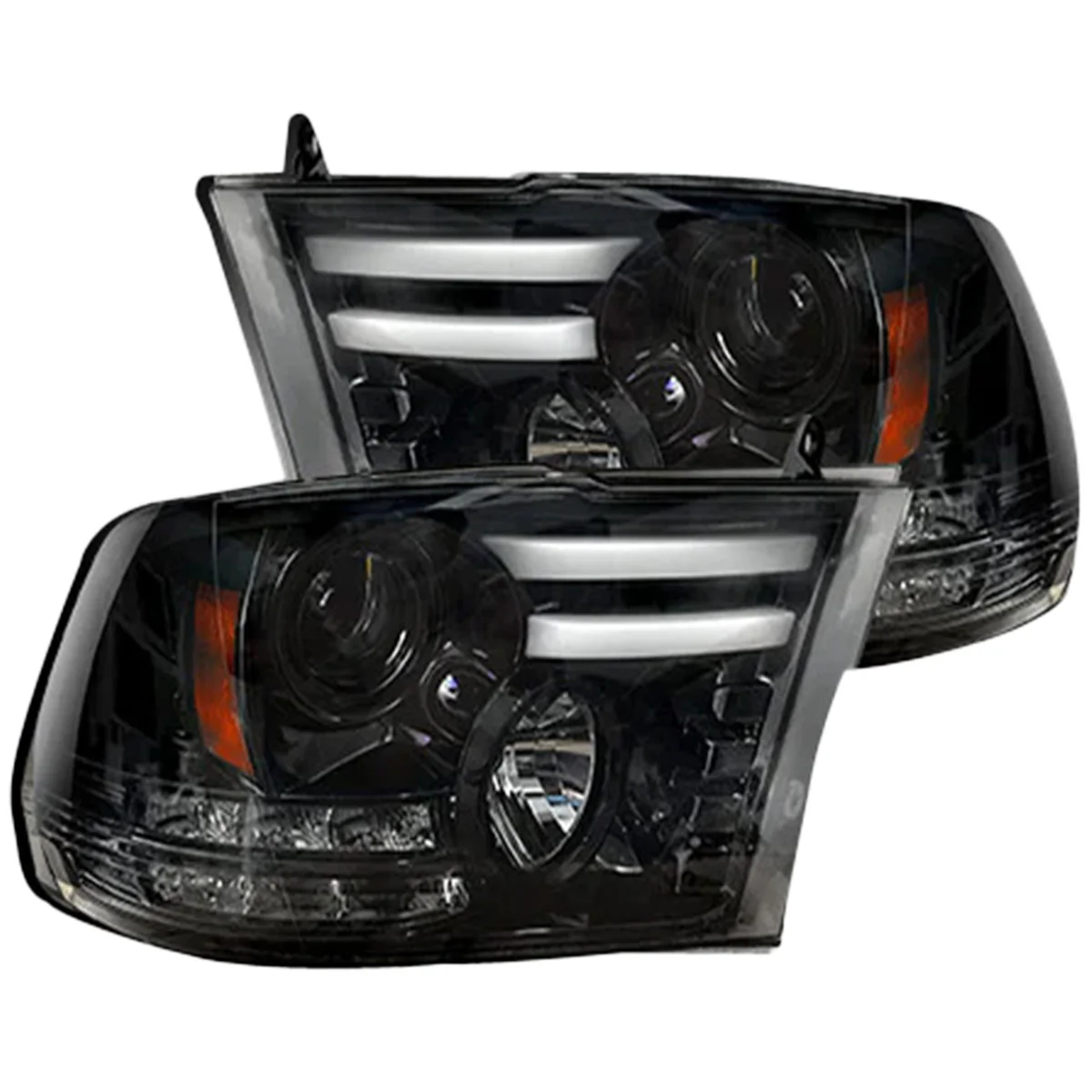 Dodge RAM 2500/3500 15-18 Projector Headlights OLED DRL & LED Signals - Multiple Styles - Image 2