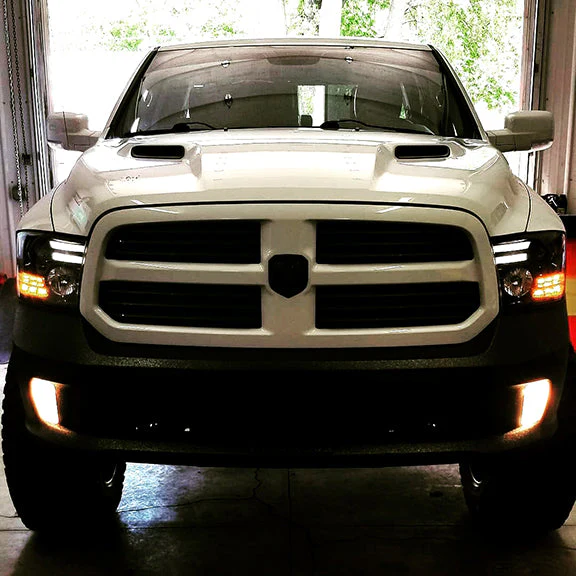 Dodge RAM 2500/3500 15-18 Projector Headlights OLED DRL & LED Signals - Multiple Styles - Image 5