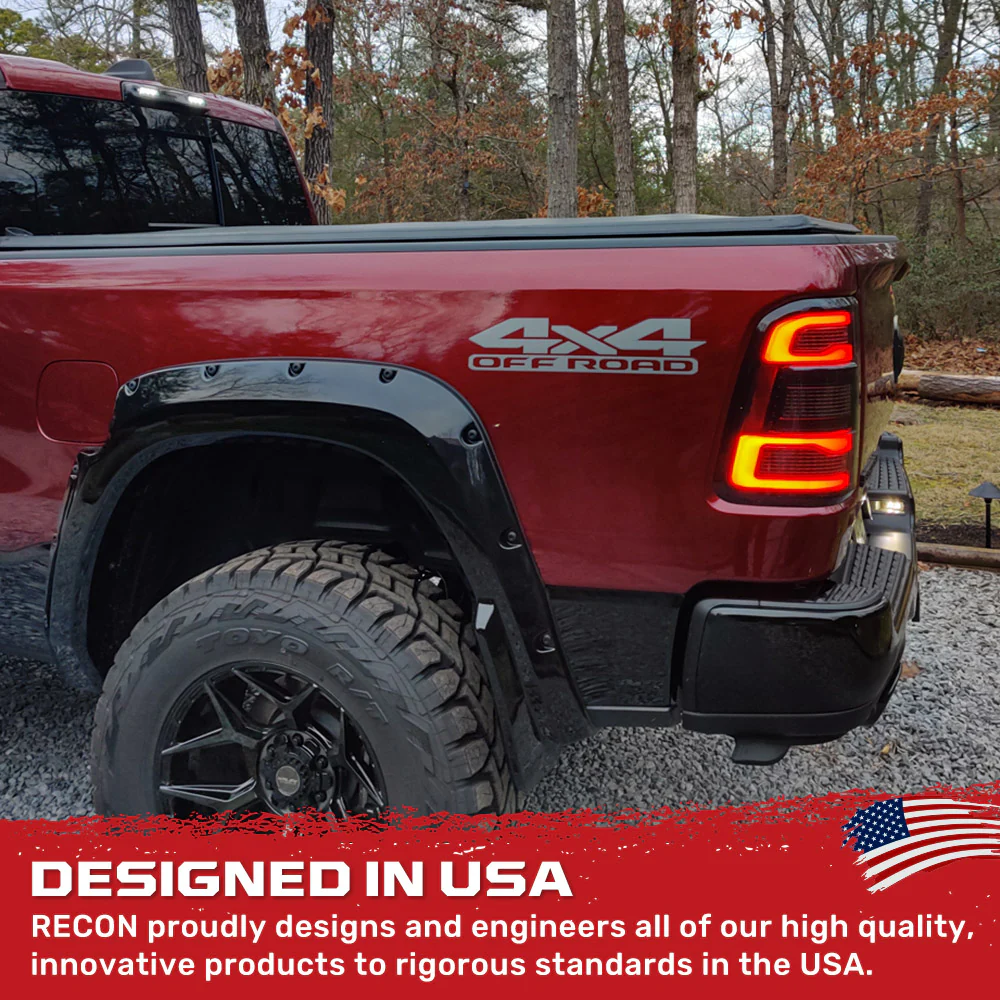 Dodge RAM 2500/3500 19-24 Ultra Bright OLED Tail Lights w/ Scanning Amber Turn Signals (Replaces OEM Halogen Tail Lights Only) - Multiple Lens - Image 10