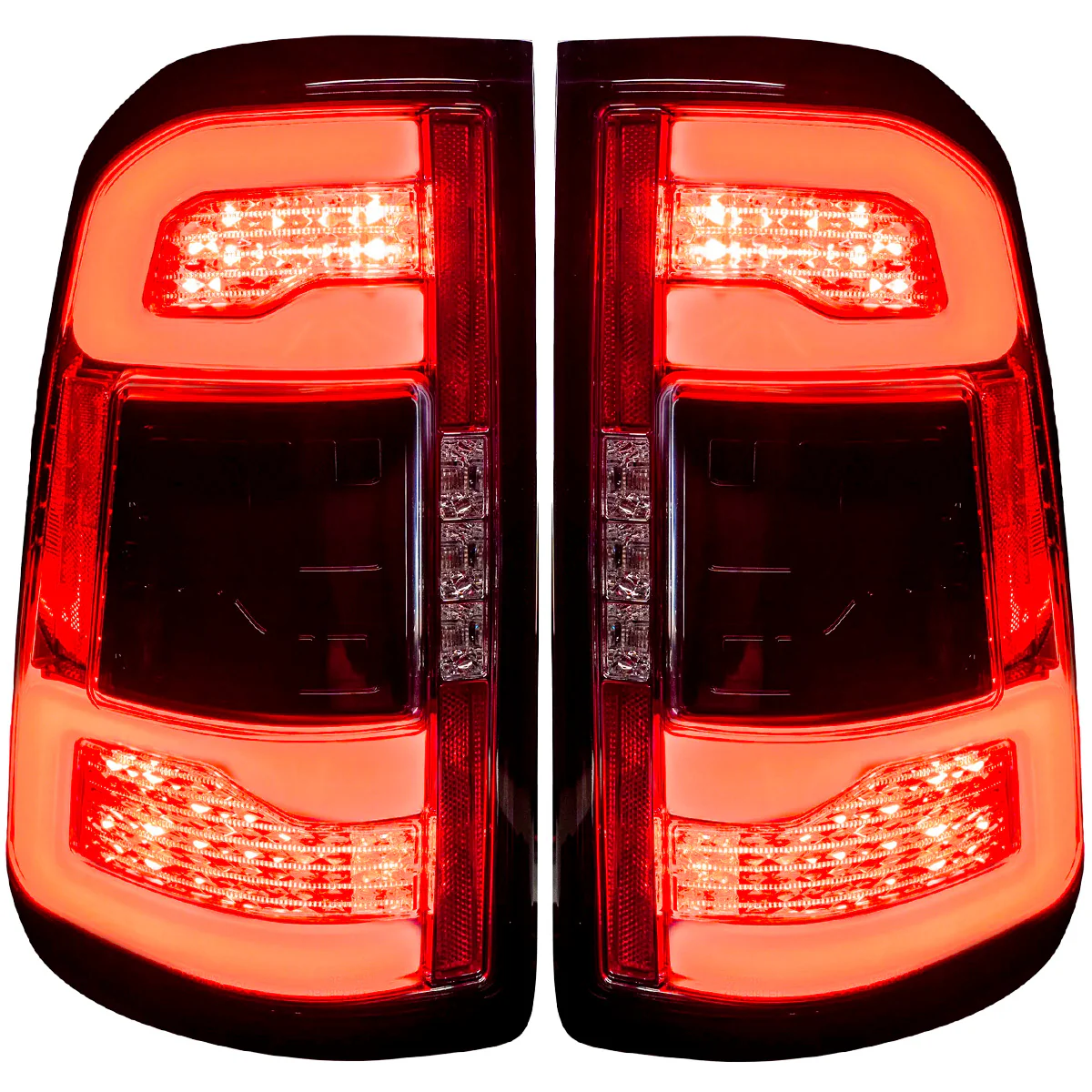 Dodge RAM 2500/3500 19-24 Ultra Bright OLED Tail Lights w/ Scanning Amber Turn Signals (Replaces OEM Halogen Tail Lights Only) - Multiple Lens - Image 19