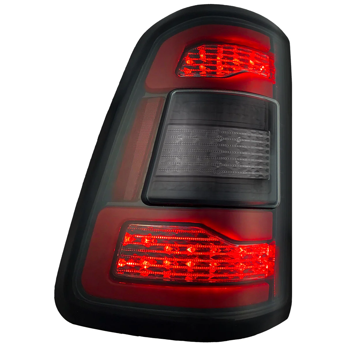 Dodge RAM 2500/3500 19-24 Ultra Bright OLED Tail Lights w/ Scanning Amber Turn Signals (Replaces OEM Halogen Tail Lights Only) - Multiple Lens - Image 4