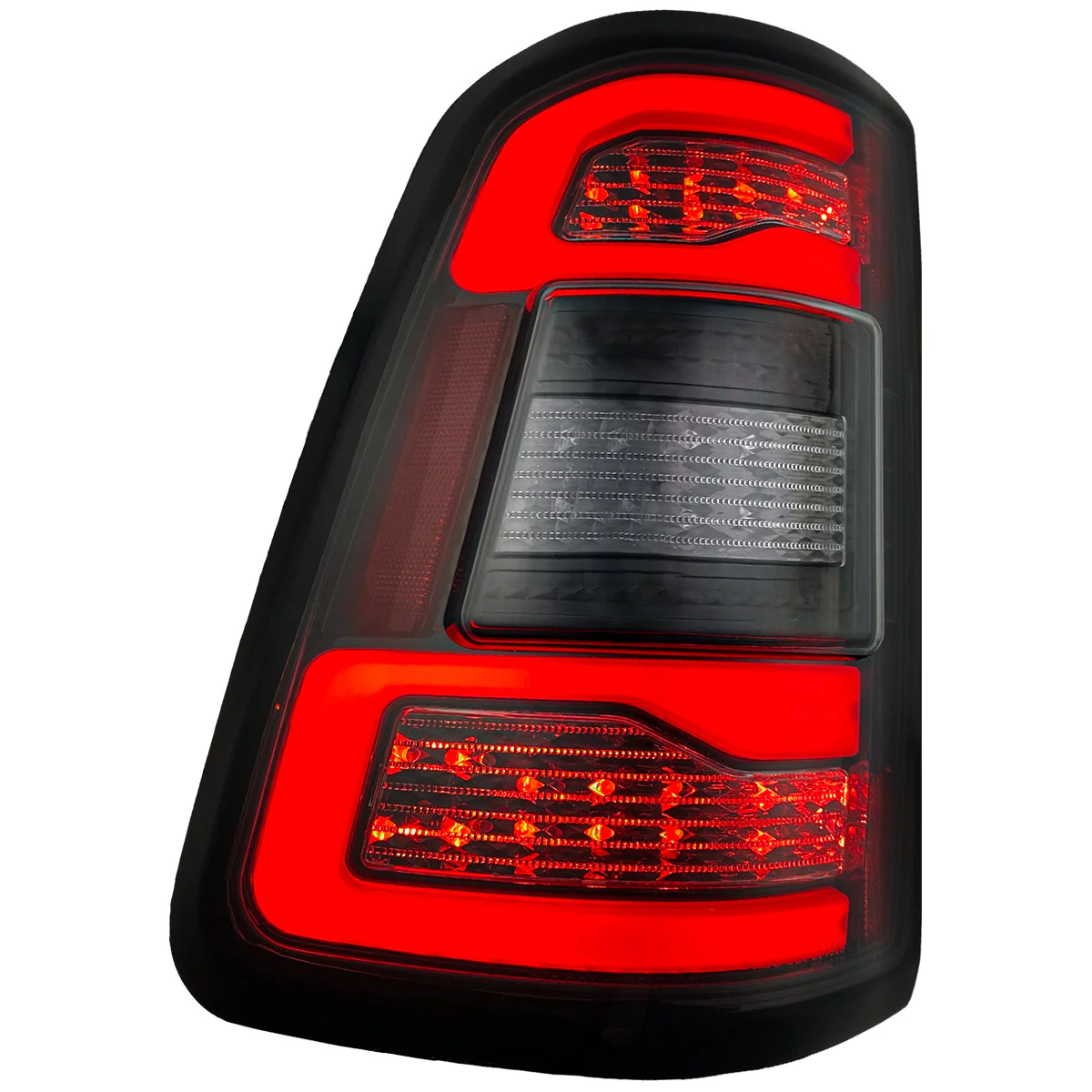 Dodge RAM 2500/3500 19-24 Ultra Bright OLED Tail Lights w/ Scanning Amber Turn Signals (Replaces OEM Halogen Tail Lights Only) - Multiple Lens - Image 5