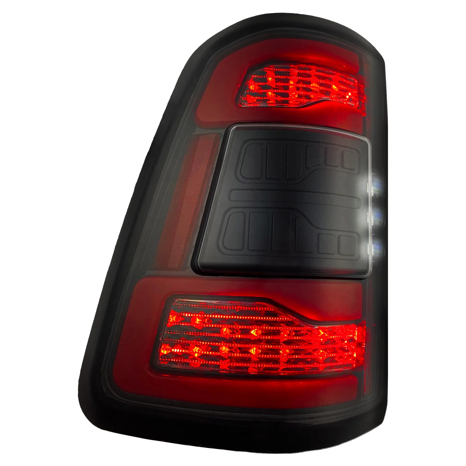 Dodge RAM 2500/3500 19-24 Ultra Bright OLED Tail Lights w/ Scanning Red Turn Signals (Replaces OEM LED Tail Lights Only with BLIS) - Multiple Lens - Image 15