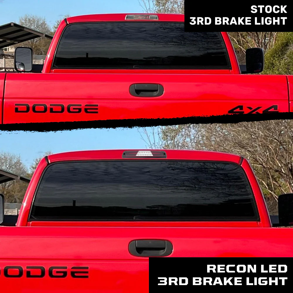Dodge RAM 2500/3500 94-02 3rd Brake Light Kit LED with Clear Lens - Image 5
