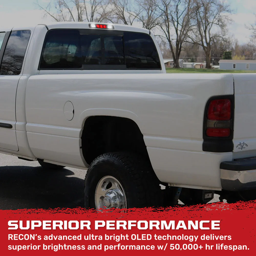 Dodge RAM 2500/3500 94-02 3rd Brake Light Kit LED with Smoked Lens - Image 5