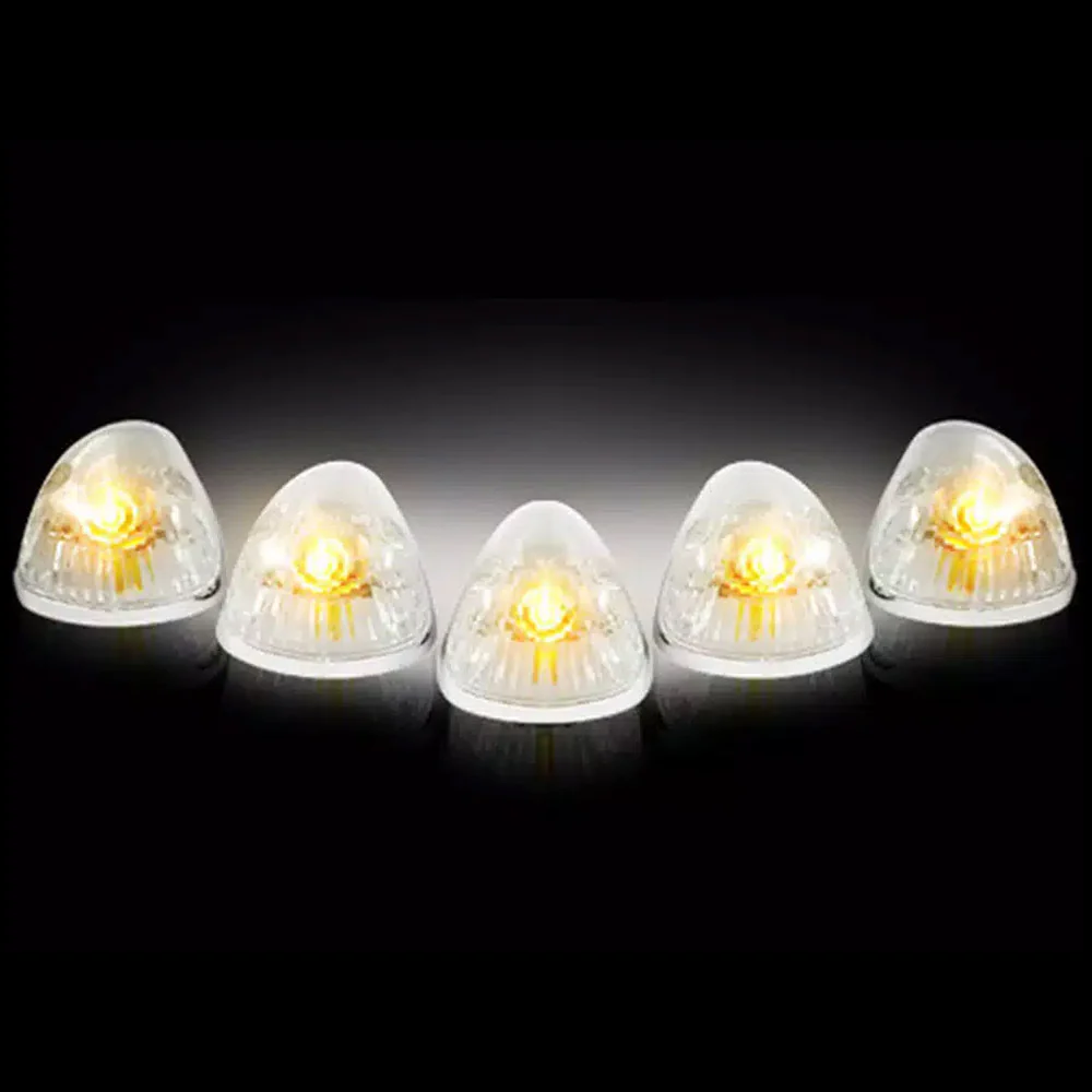 Dodge RAM 2500/3500 94-98 5-Piece Cab Roof Light Set Amber LED 194 Bulbs - Multiple Lens - Image 24