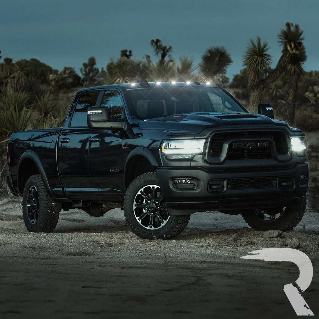 Dodge RAM Heavy-Duty 2500/3500 03-18 5 Piece Cab Roof Light Set 2-Way Front & Rear Facing Ultra High-Power LEDs Multiple Lens & Colors - Image 13