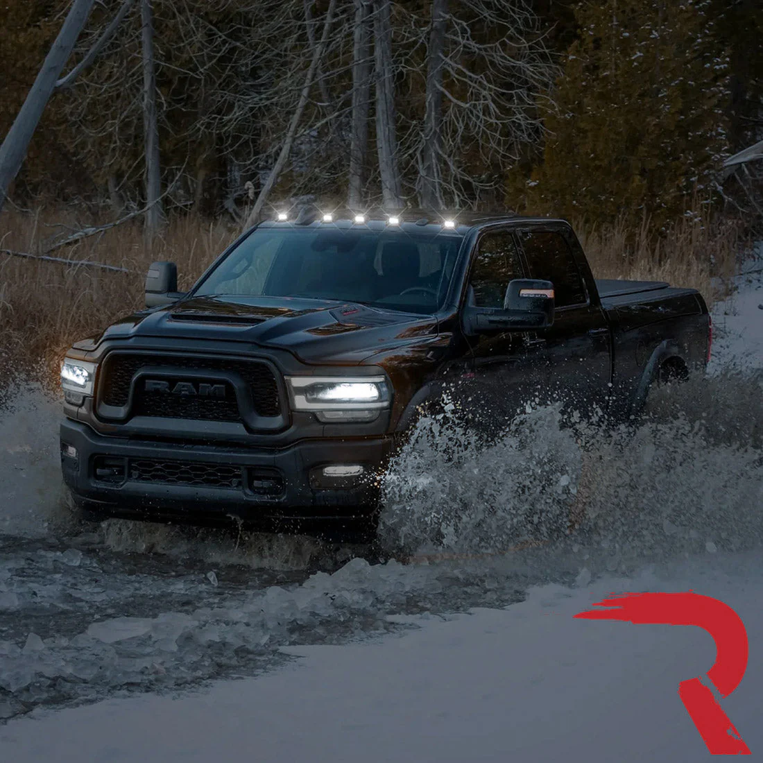 Dodge RAM Heavy-Duty 2500/3500 03-18 5 Piece Cab Roof Light Set 2-Way Front & Rear Facing Ultra High-Power LEDs Multiple Lens & Colors - Image 15