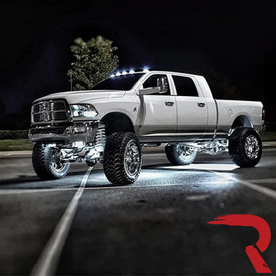 Dodge RAM Heavy-Duty 2500/3500 03-18 5 Piece Cab Roof Light Set 2-Way Front & Rear Facing Ultra High-Power LEDs Multiple Lens & Colors - Image 37
