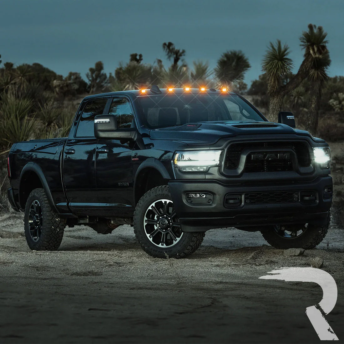 Dodge RAM Heavy-Duty 2500/3500 03-18 5 Piece Cab Roof Light Set 2-Way Front & Rear Facing Ultra High-Power LEDs Multiple Lens & Colors - Image 48