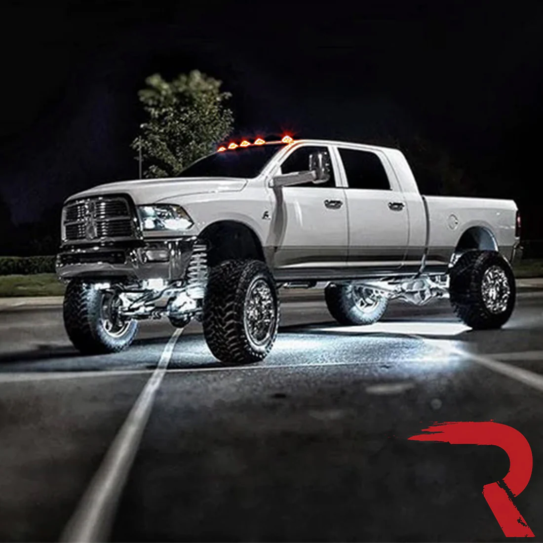 Dodge RAM Heavy-Duty 2500/3500 03-18 5 Piece Cab Roof Light Set 2-Way Front & Rear Facing Ultra High-Power LEDs Multiple Lens & Colors - Image 51