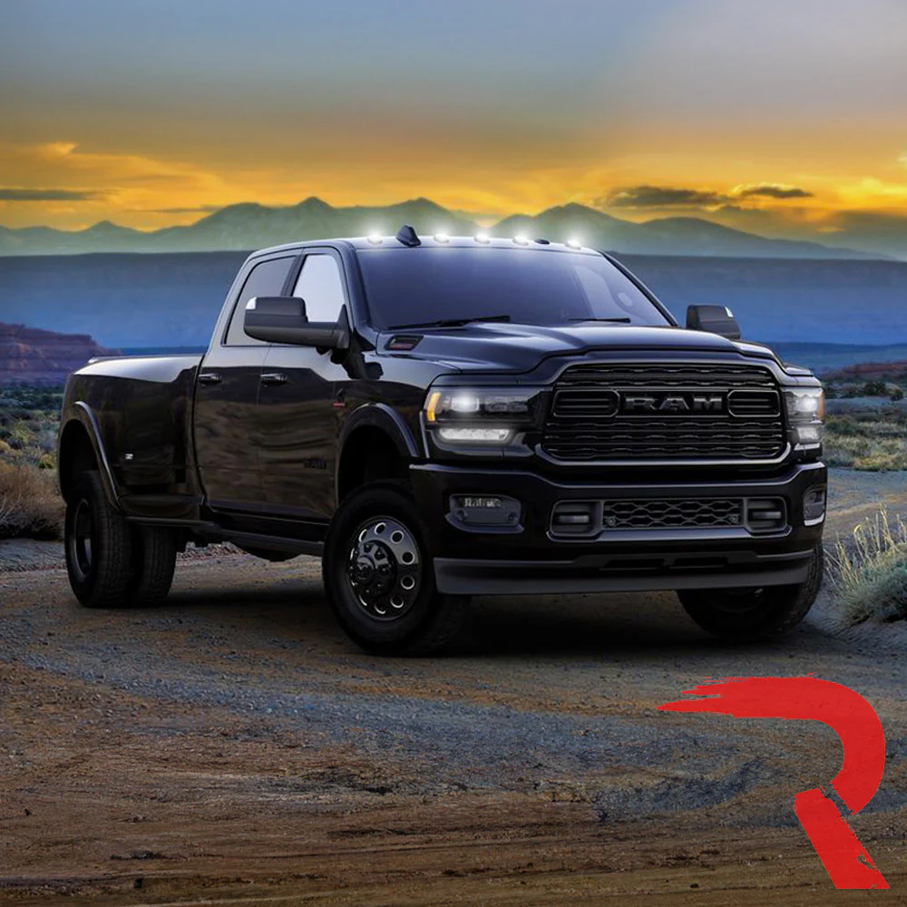 Dodge RAM HD 2500/3500 19-25 5 Piece Cab Roof Light Set 2-Way Front & Rear Facing Ultra High-Power LEDs Multiple Lens & Colors - Image 12