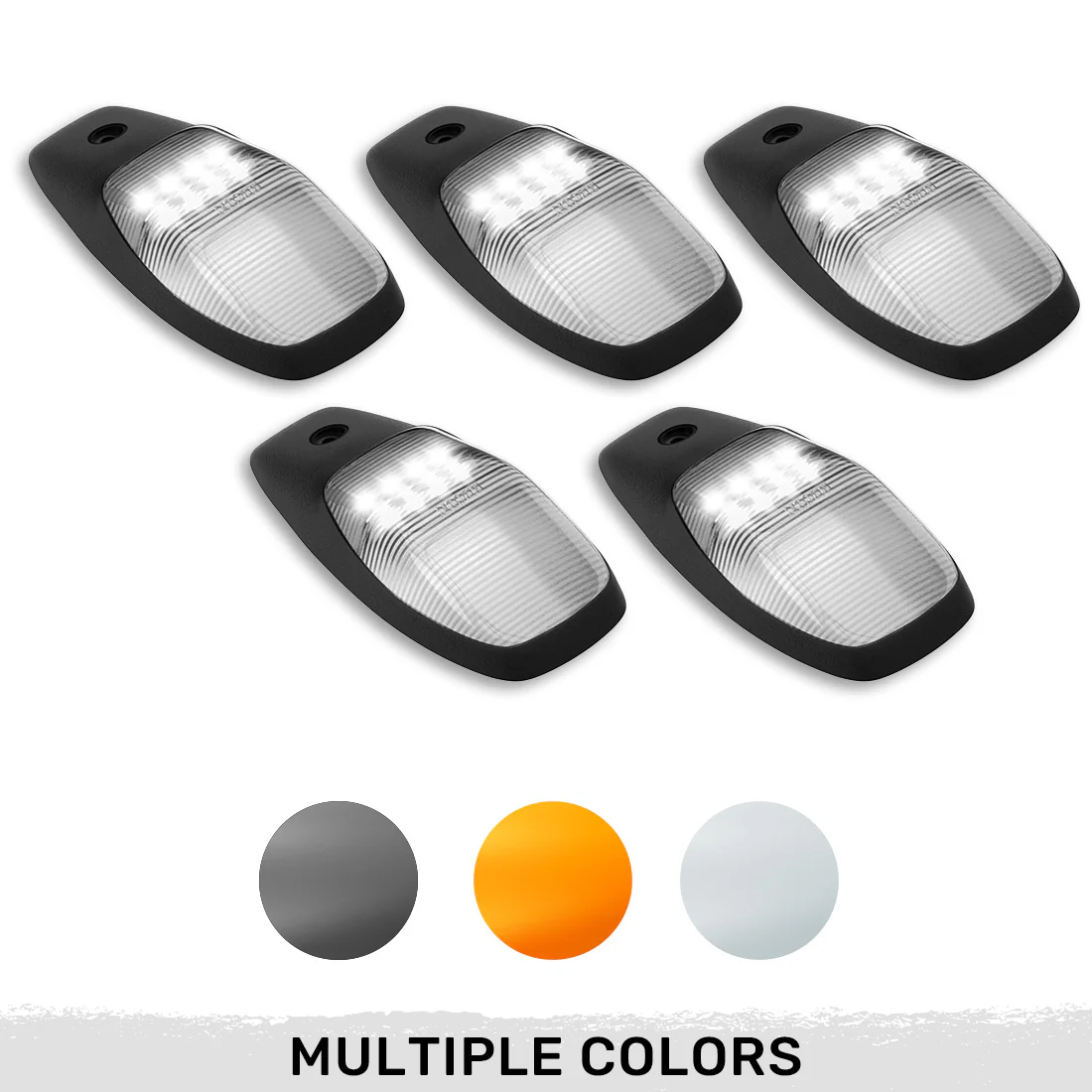 Dodge RAM HD 2500/3500 19-25 5 Piece Cab Roof Light Set 2-Way Front & Rear Facing Ultra High-Power LEDs Multiple Lens & Colors - Image 3
