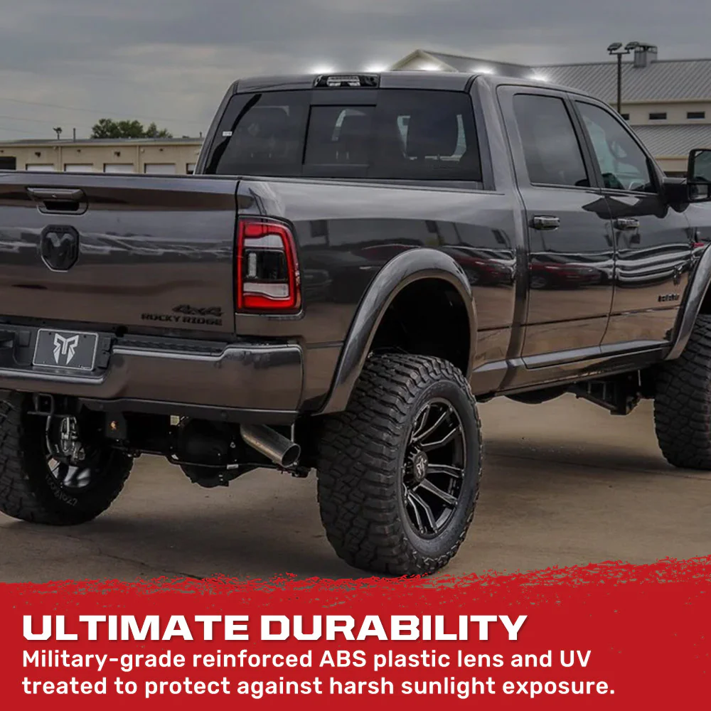 Dodge RAM HD 2500/3500 19-25 5 Piece Cab Roof Light Set 2-Way Front & Rear Facing Ultra High-Power LEDs Multiple Lens & Colors - Image 79