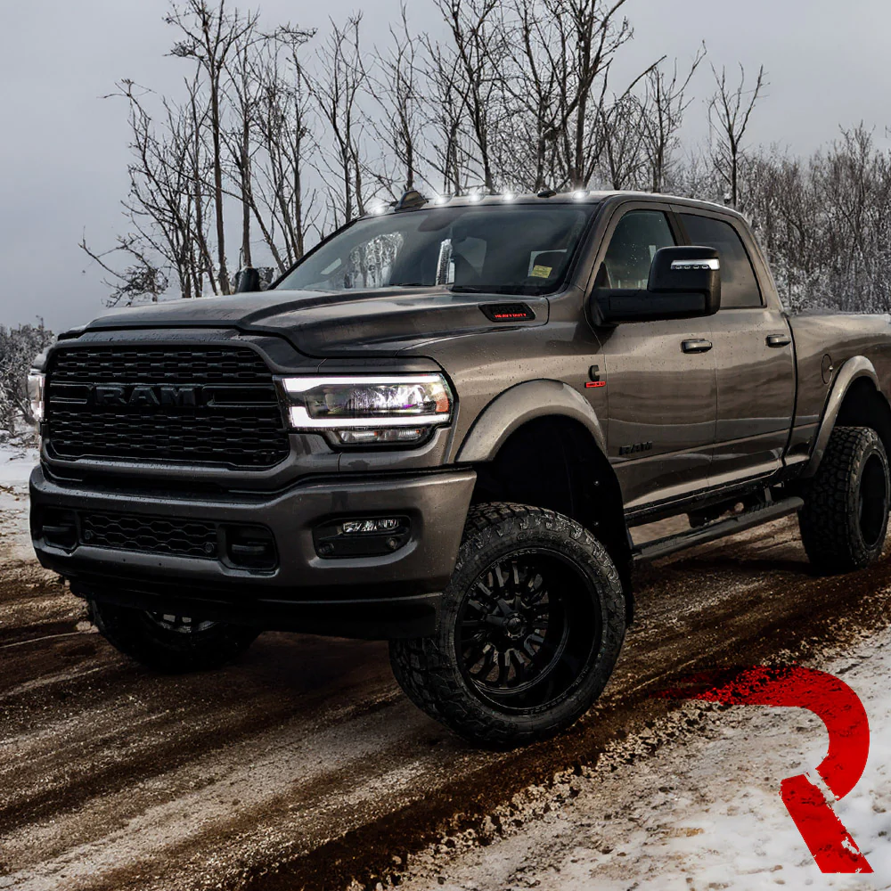 Dodge RAM HD 2500/3500 19-25 5 Piece Cab Roof Light Set 2-Way Front & Rear Facing Ultra High-Power LEDs Multiple Lens & Colors - Image 9