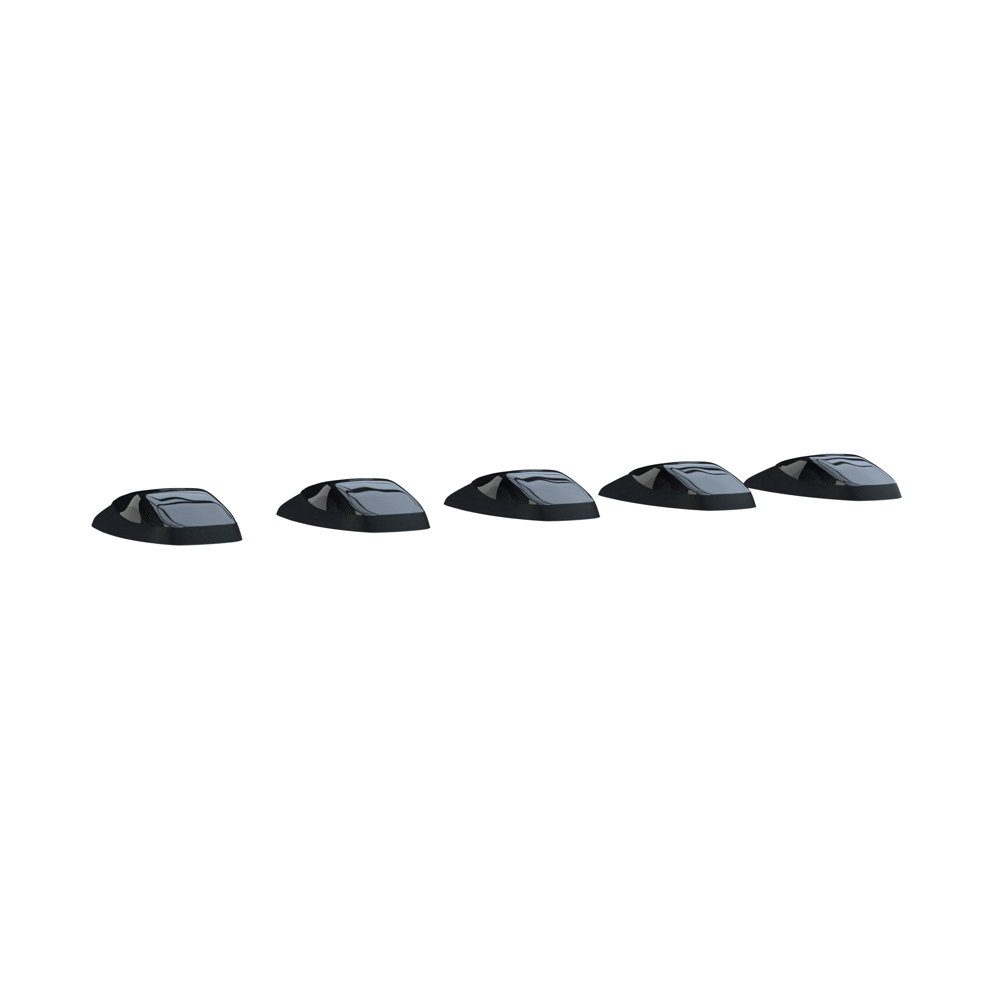 Dodge RAM HD 2500/3500 19-25 5-Piece Cab Roof Light Kit Strobe LED White & Amber - Multiple Lens - Image 11