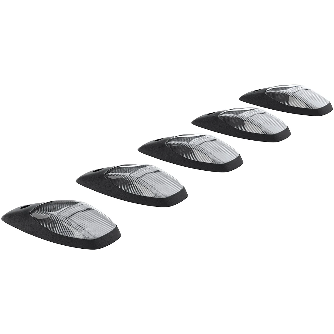 Dodge RAM HD 2500/3500 19-25 5-Piece Cab Roof Light Kit Strobe LED White & Amber - Multiple Lens - Image 13