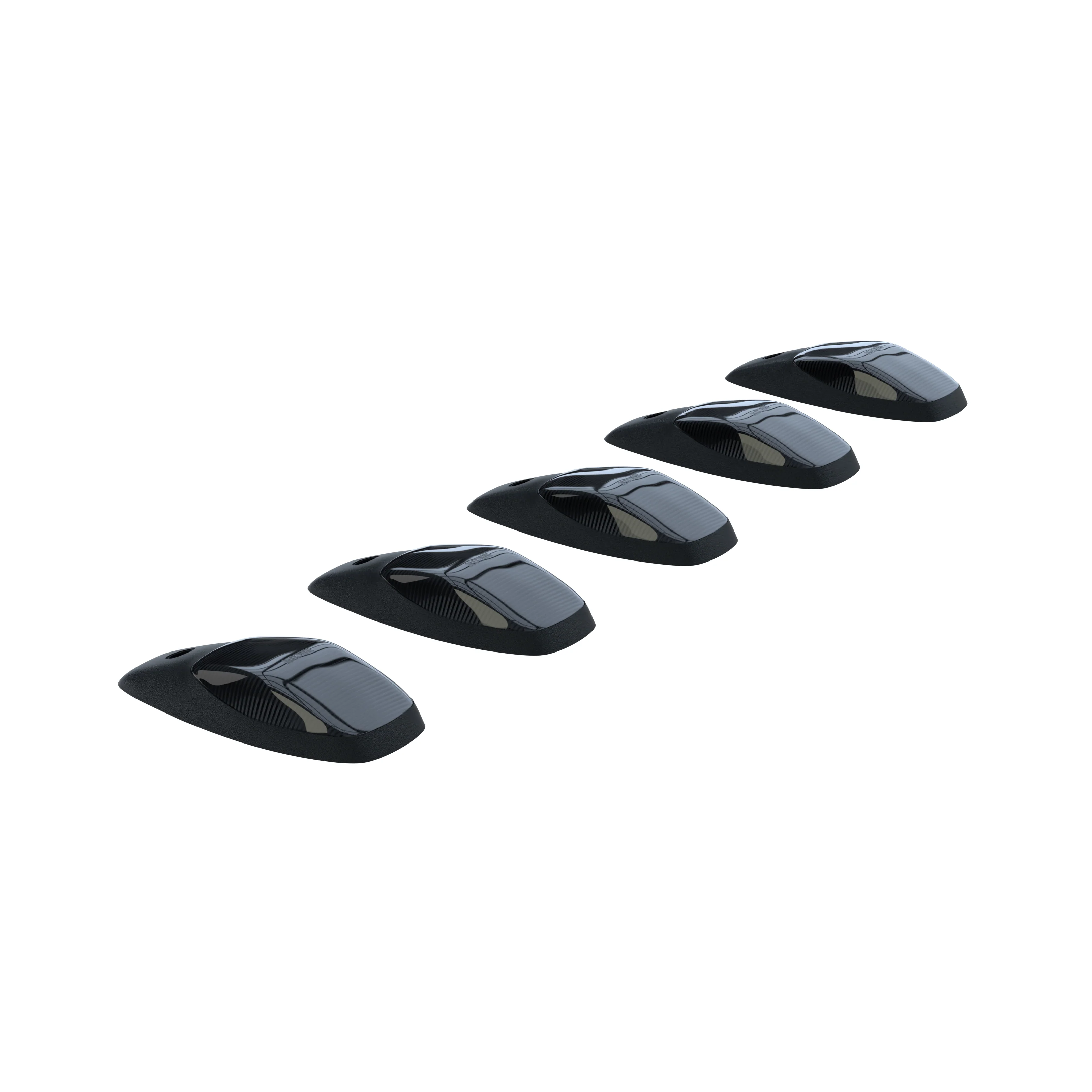 Dodge RAM HD 2500/3500 19-25 5-Piece Cab Roof Light Kit Strobe LED White & Amber - Multiple Lens - Image 9