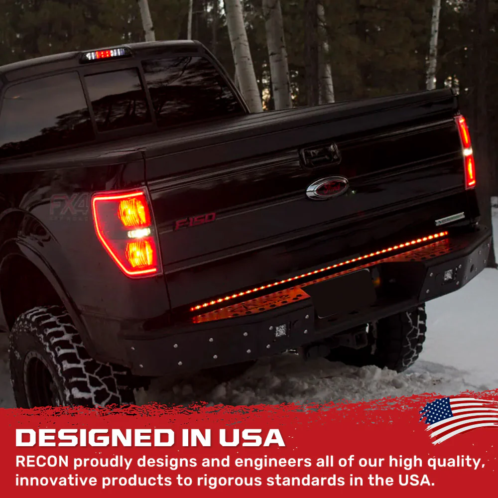 “Extreme” Tailgate Light Bar LED Scanning Amber Turn Signals, Brake & Reverse Lights - Multiple Sizes - Image 12