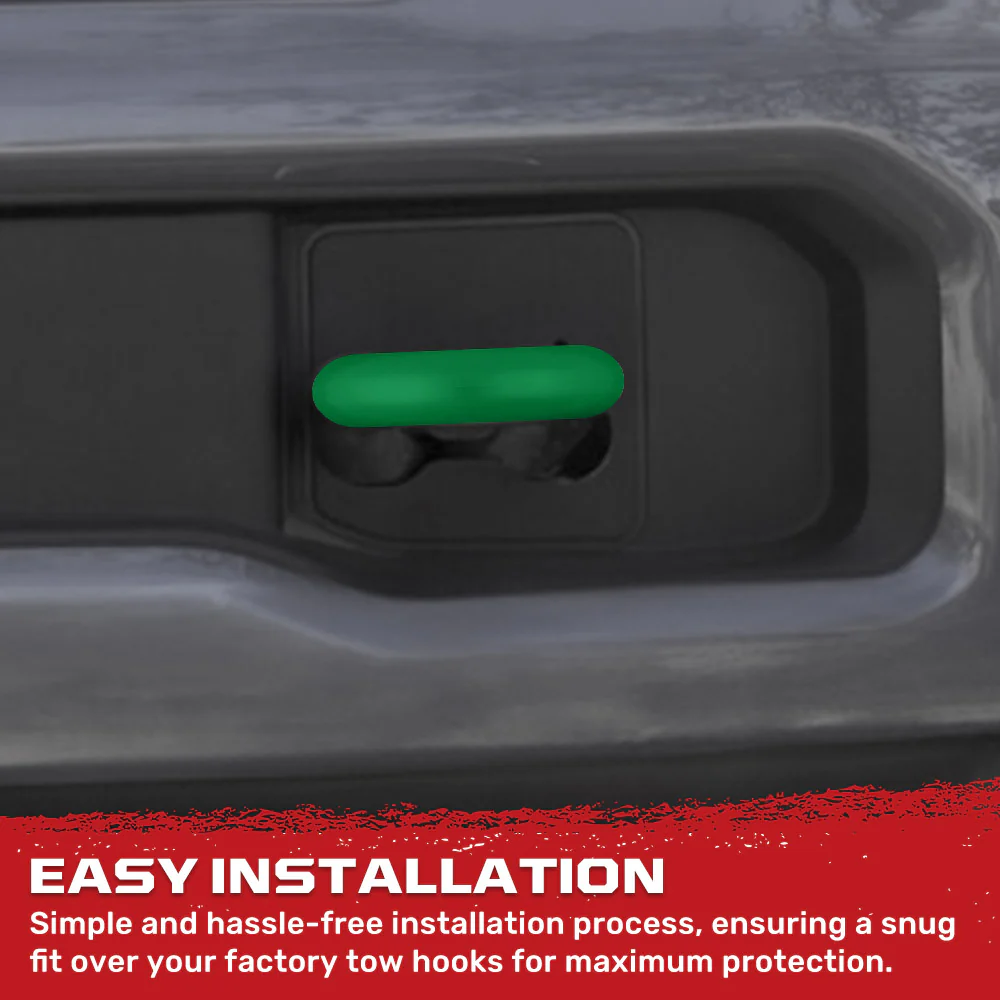 Ford 15-23 F150 & Raptor Tow Hook Covers 2-Piece Set of Silicone Covers Standard & LED Options - Multiple Colors - Image 107