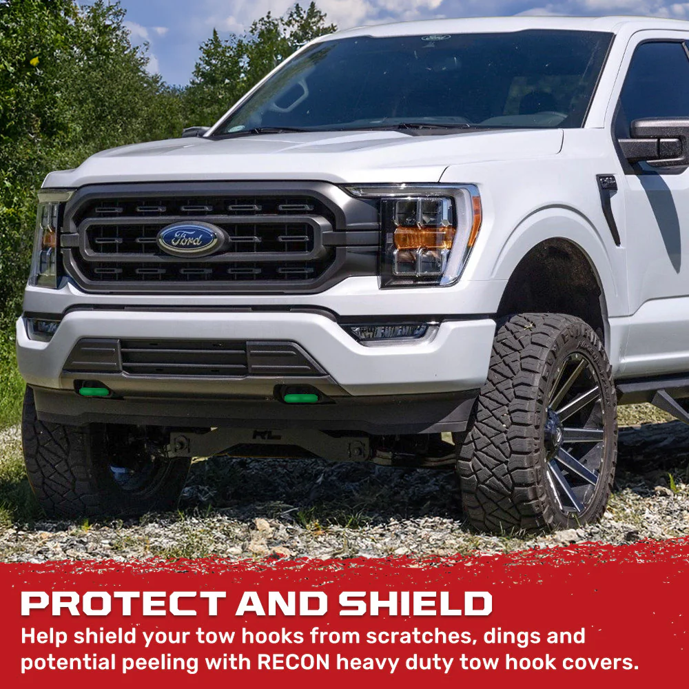 Ford 15-23 F150 & Raptor Tow Hook Covers 2-Piece Set of Silicone Covers Standard & LED Options - Multiple Colors - Image 108