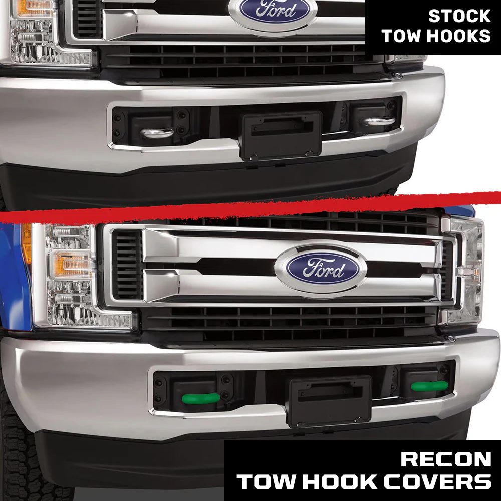 Ford 15-23 F150 & Raptor Tow Hook Covers 2-Piece Set of Silicone Covers Standard & LED Options - Multiple Colors - Image 111