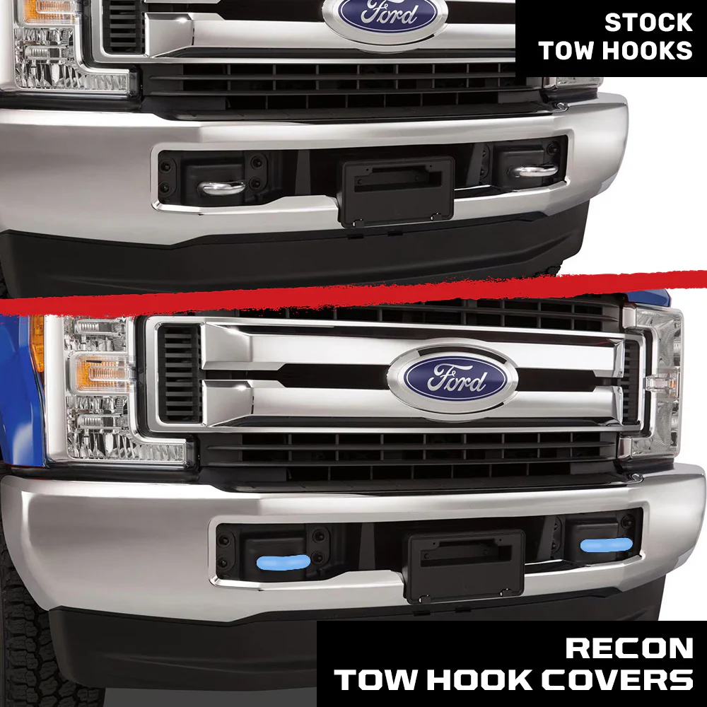 Ford 15-23 F150 & Raptor Tow Hook Covers 2-Piece Set of Silicone Covers Standard & LED Options - Multiple Colors - Image 116
