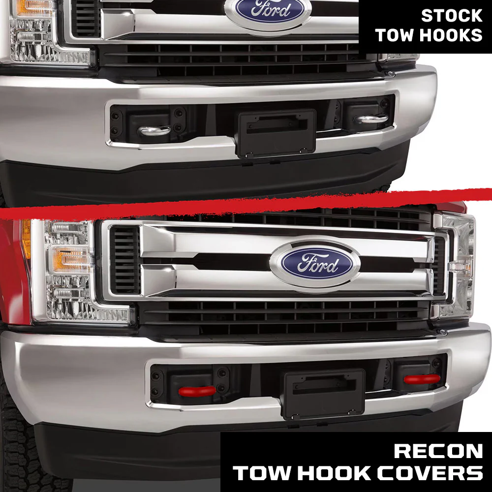 Ford 15-23 F150 & Raptor Tow Hook Covers 2-Piece Set of Silicone Covers Standard & LED Options - Multiple Colors - Image 14
