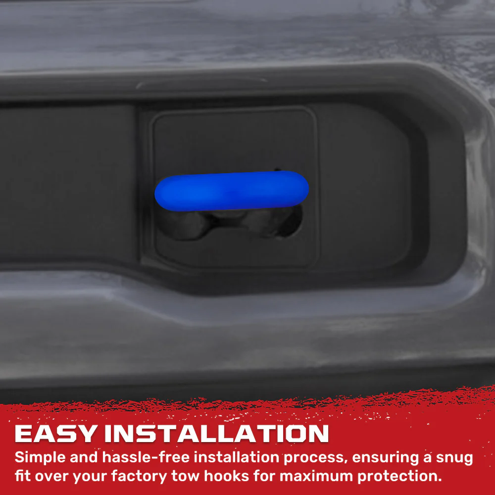 Ford 15-23 F150 & Raptor Tow Hook Covers 2-Piece Set of Silicone Covers Standard & LED Options - Multiple Colors - Image 23