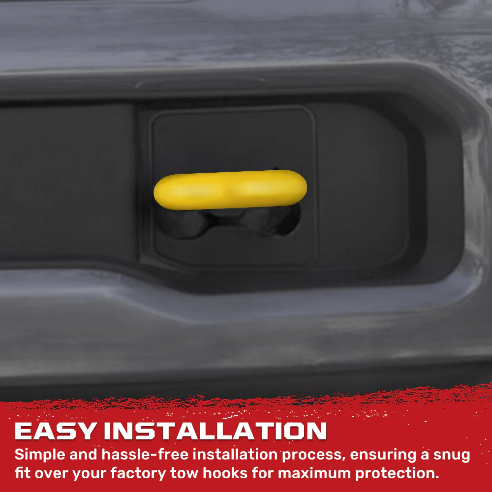 Ford 15-23 F150 & Raptor Tow Hook Covers 2-Piece Set of Silicone Covers Standard & LED Options - Multiple Colors - Image 42