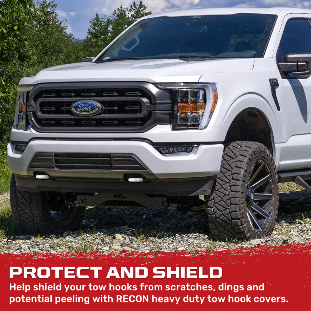 Ford 15-23 F150 & Raptor Tow Hook Covers 2-Piece Set of Silicone Covers Standard & LED Options - Multiple Colors - Image 48