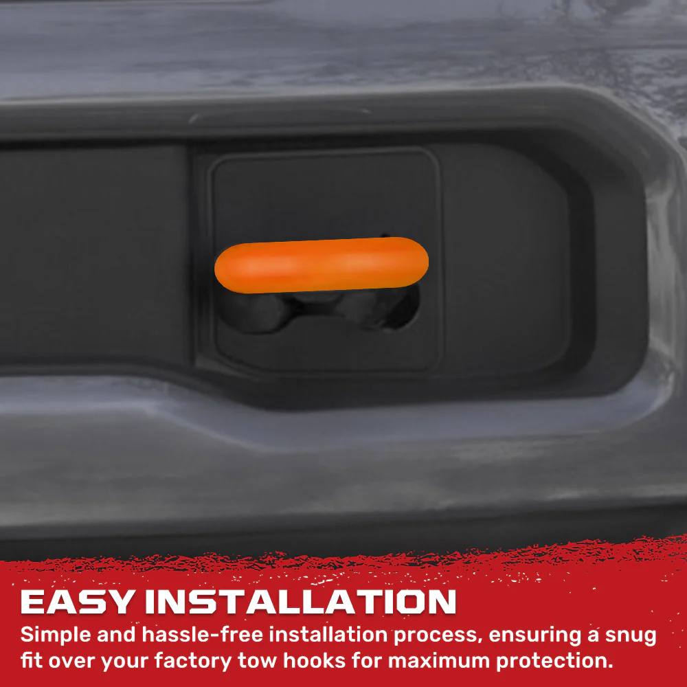 Ford 15-23 F150 & Raptor Tow Hook Covers 2-Piece Set of Silicone Covers Standard & LED Options - Multiple Colors - Image 67