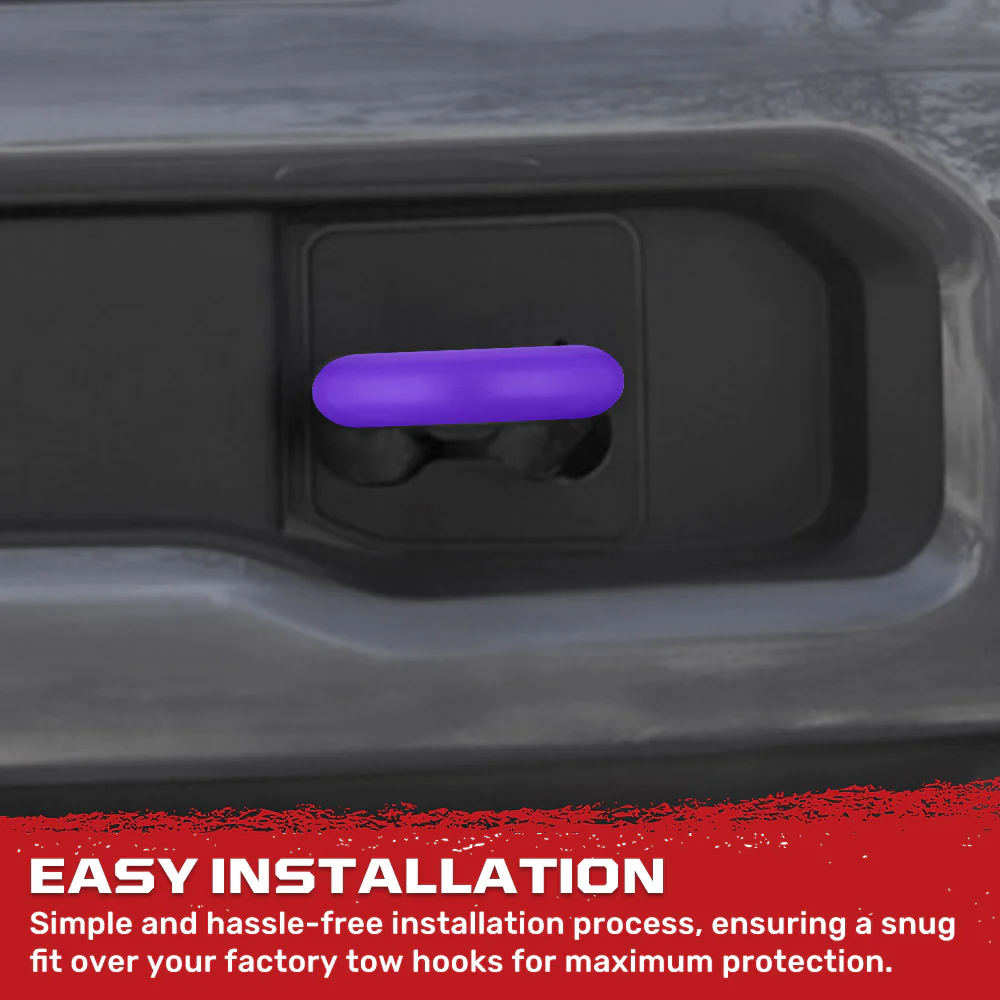 Ford 15-23 F150 & Raptor Tow Hook Covers 2-Piece Set of Silicone Covers Standard & LED Options - Multiple Colors - Image 80