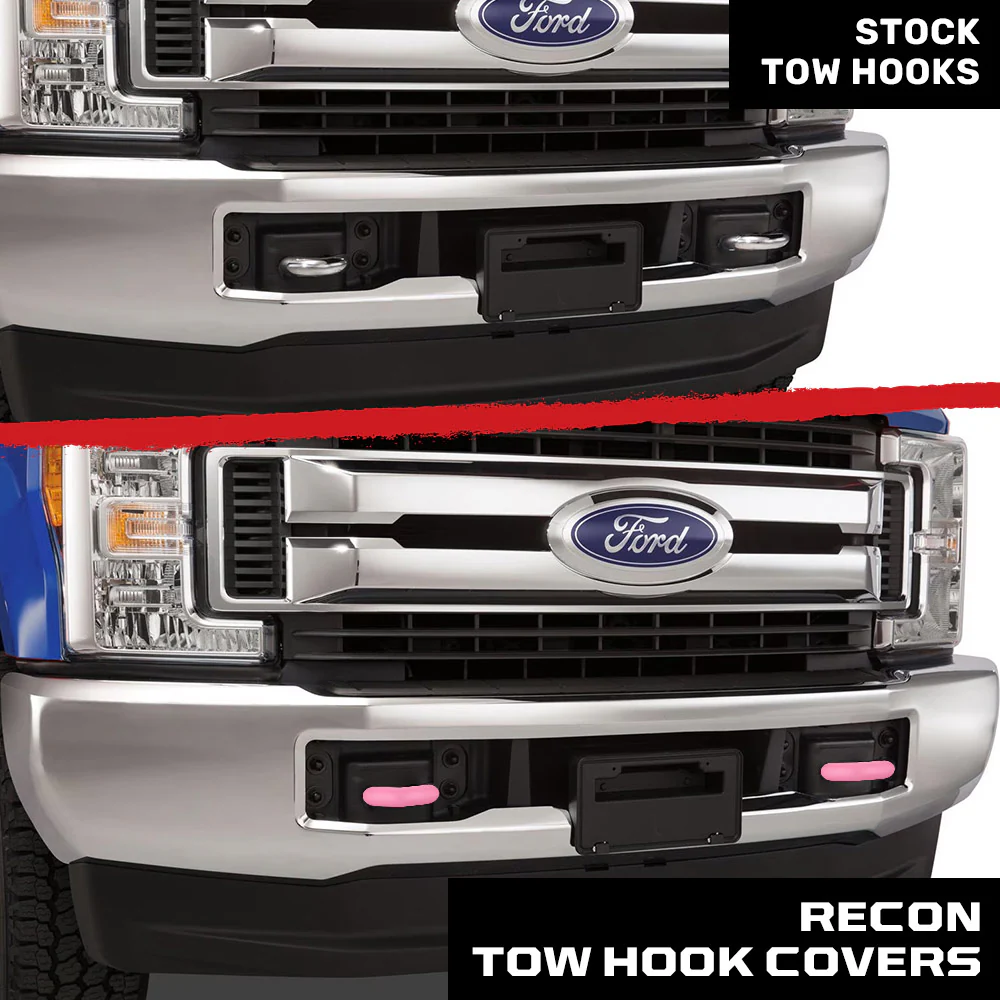 Ford 15-23 F150 & Raptor Tow Hook Covers 2-Piece Set of Silicone Covers Standard & LED Options - Multiple Colors - Image 90