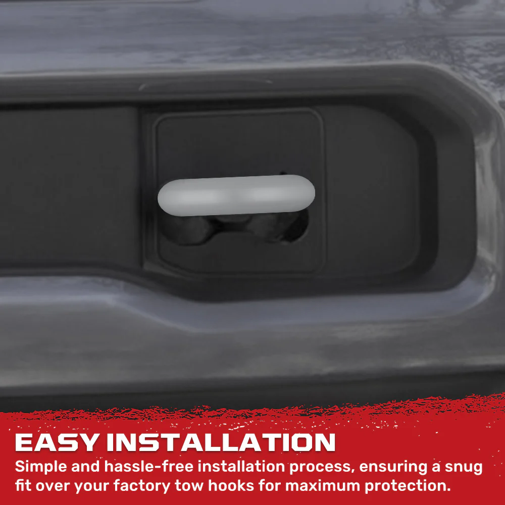 Ford 15-23 F150 & Raptor Tow Hook Covers 2-Piece Set of Silicone Covers Standard & LED Options - Multiple Colors - Image 96