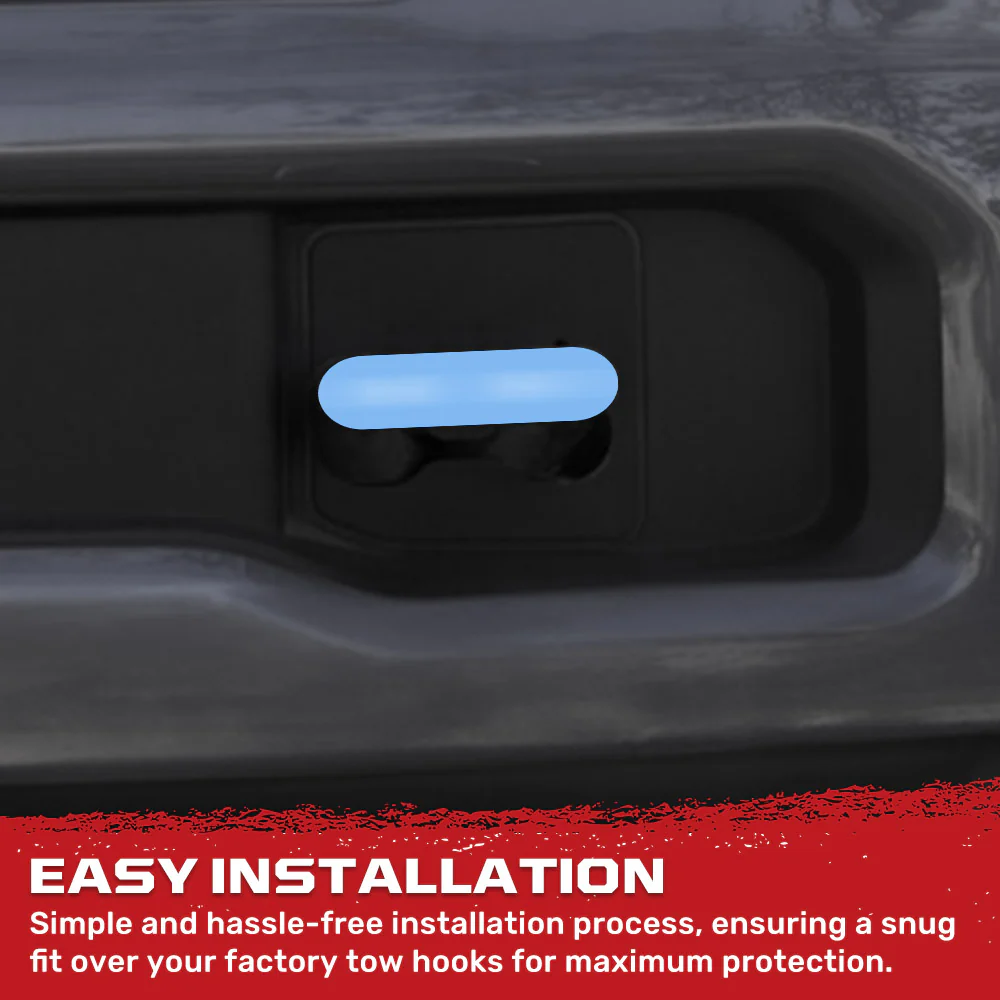 Ford 17-23 Super Duty Tow Hook Covers 2-Piece Set of Silicone Covers Standard & LED Options - Multiple Colors - Image 100