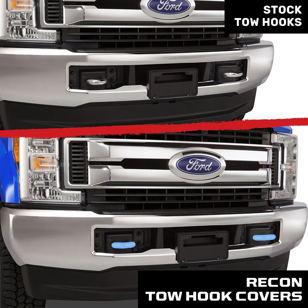 Ford 17-23 Super Duty Tow Hook Covers 2-Piece Set of Silicone Covers Standard & LED Options - Multiple Colors - Image 103