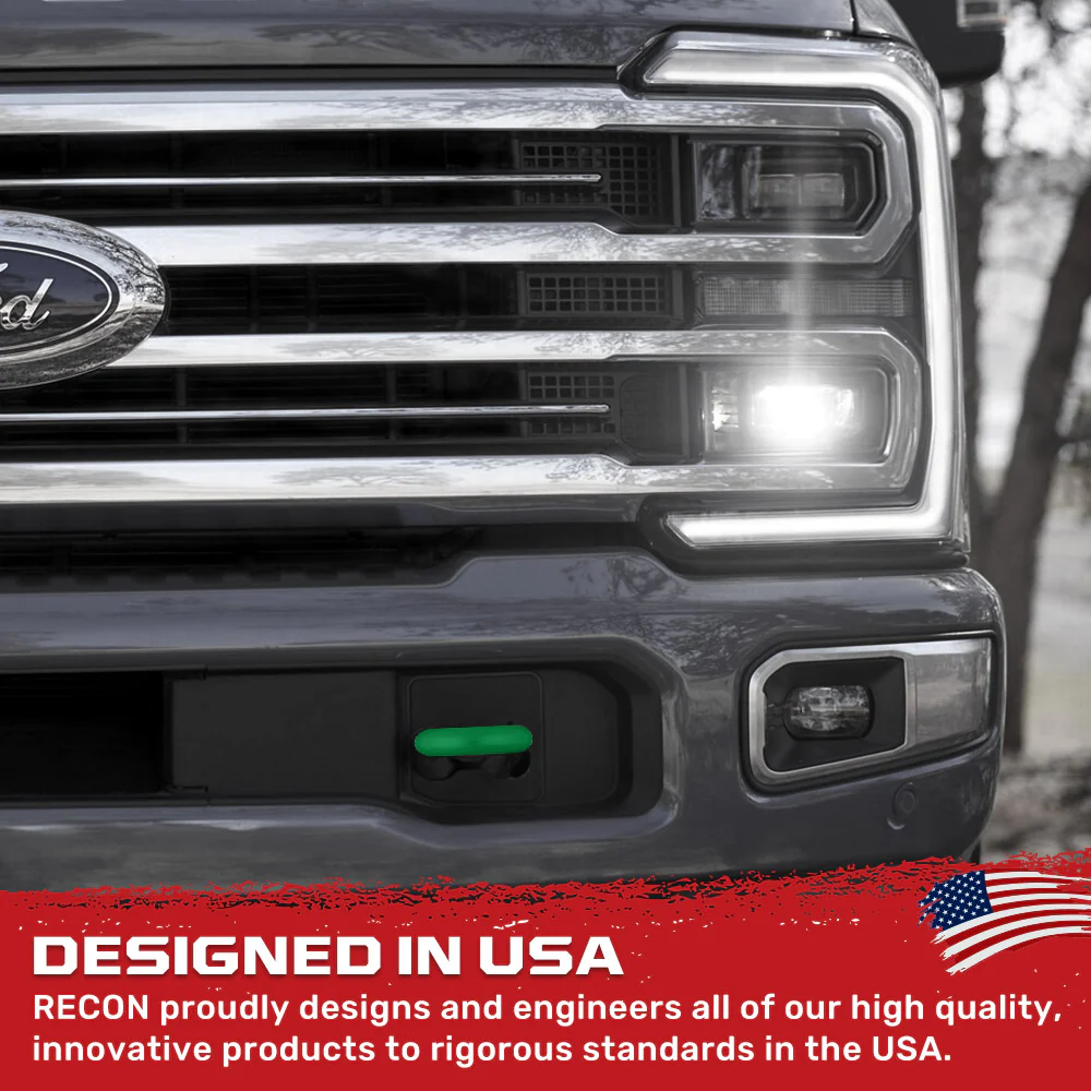 Ford 17-23 Super Duty Tow Hook Covers 2-Piece Set of Silicone Covers Standard & LED Options - Multiple Colors - Image 110
