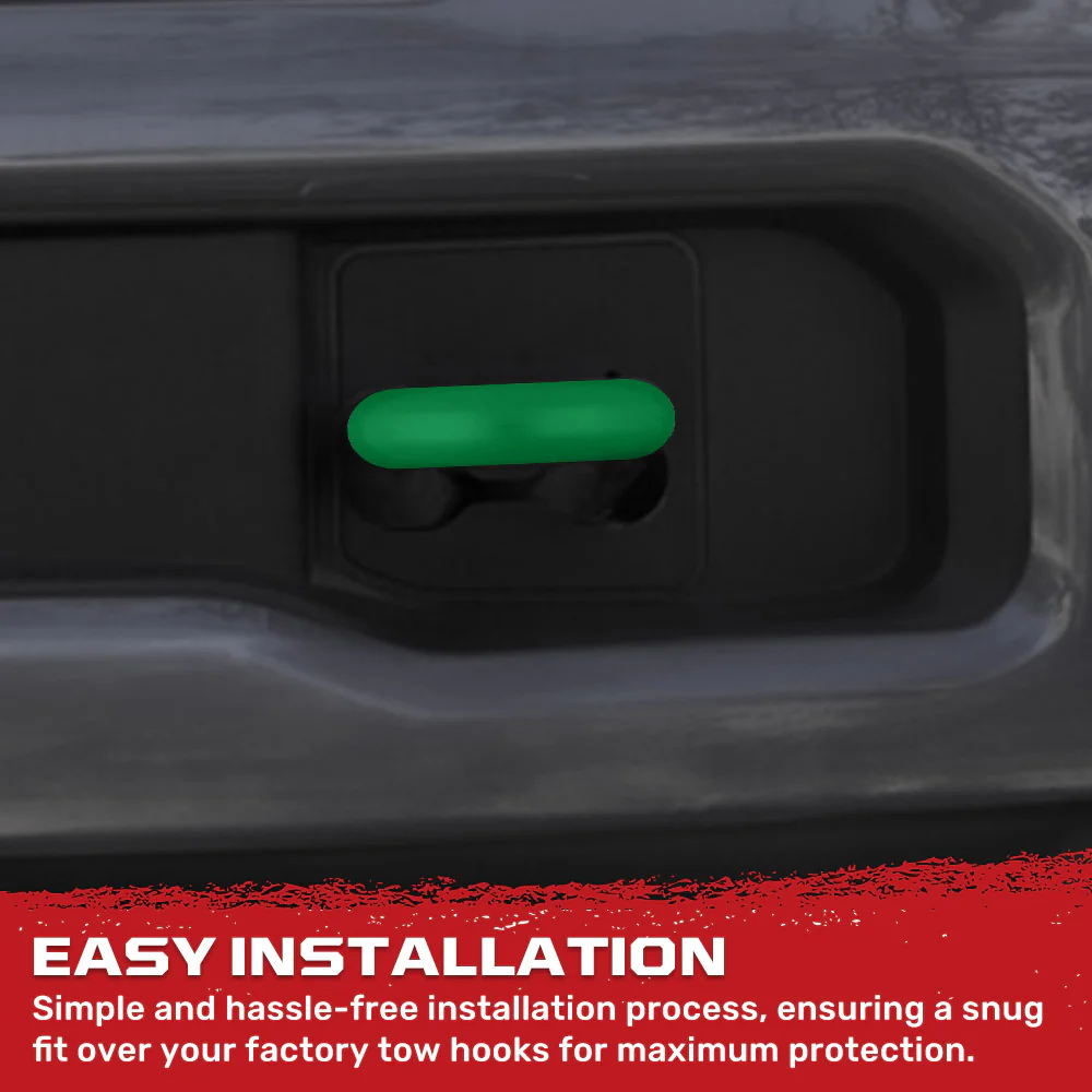 Ford 17-23 Super Duty Tow Hook Covers 2-Piece Set of Silicone Covers Standard & LED Options - Multiple Colors - Image 115