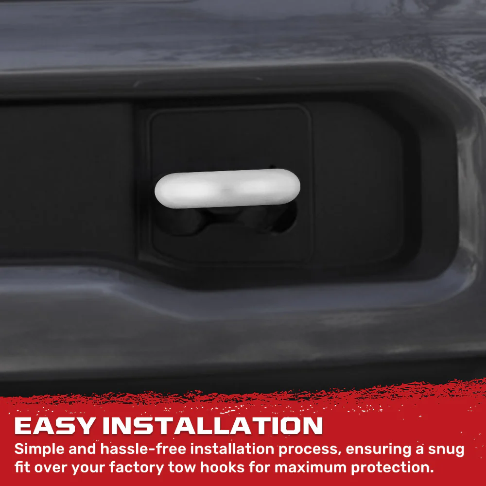 Ford 17-23 Super Duty Tow Hook Covers 2-Piece Set of Silicone Covers Standard & LED Options - Multiple Colors - Image 40