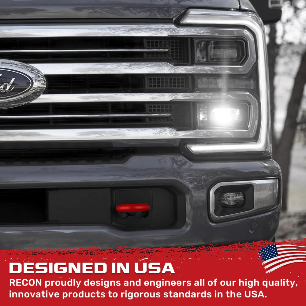Ford 17-23 Super Duty Tow Hook Covers 2-Piece Set of Silicone Covers Standard & LED Options - Multiple Colors - Image 42