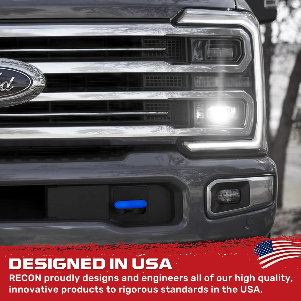 Ford 17-23 Super Duty Tow Hook Covers 2-Piece Set of Silicone Covers Standard & LED Options - Multiple Colors - Image 44