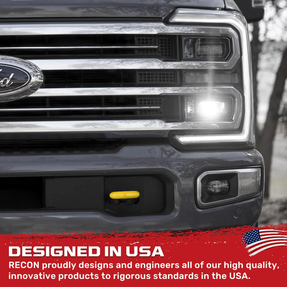 Ford 17-23 Super Duty Tow Hook Covers 2-Piece Set of Silicone Covers Standard & LED Options - Multiple Colors - Image 49