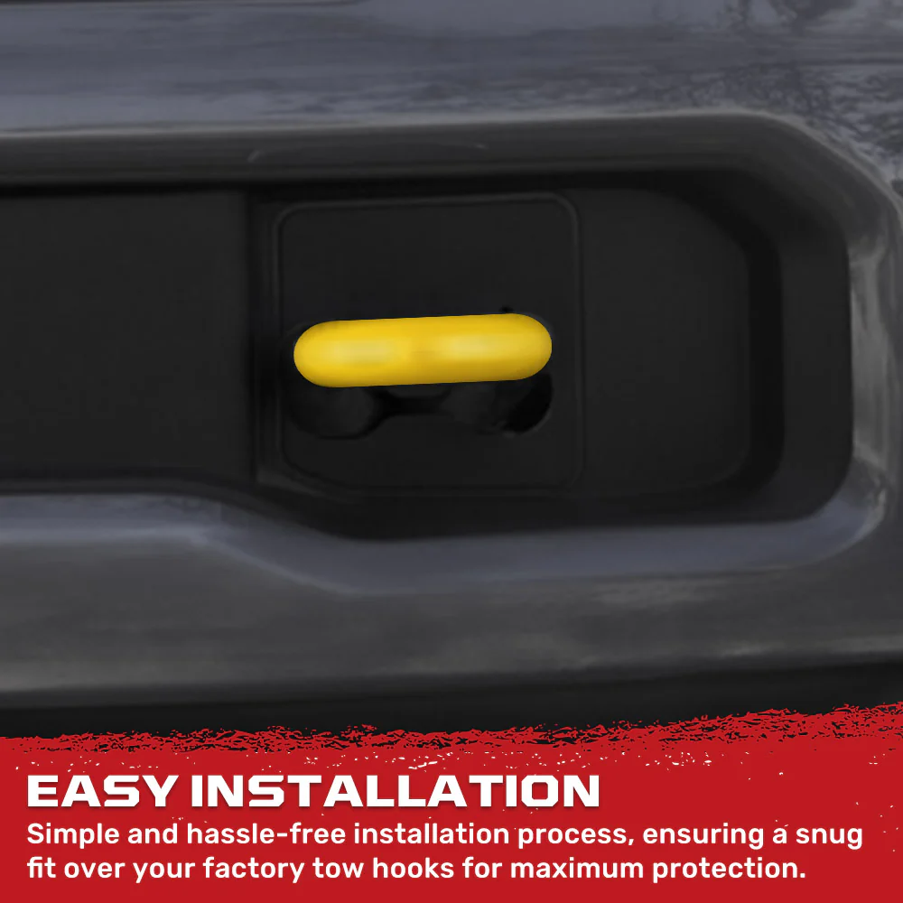 Ford 17-23 Super Duty Tow Hook Covers 2-Piece Set of Silicone Covers Standard & LED Options - Multiple Colors - Image 50