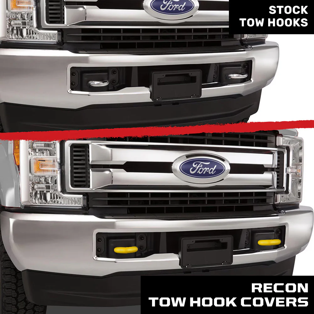 Ford 17-23 Super Duty Tow Hook Covers 2-Piece Set of Silicone Covers Standard & LED Options - Multiple Colors - Image 54