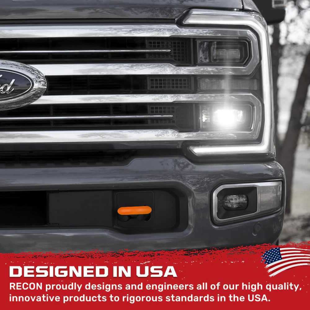 Ford 17-23 Super Duty Tow Hook Covers 2-Piece Set of Silicone Covers Standard & LED Options - Multiple Colors - Image 67