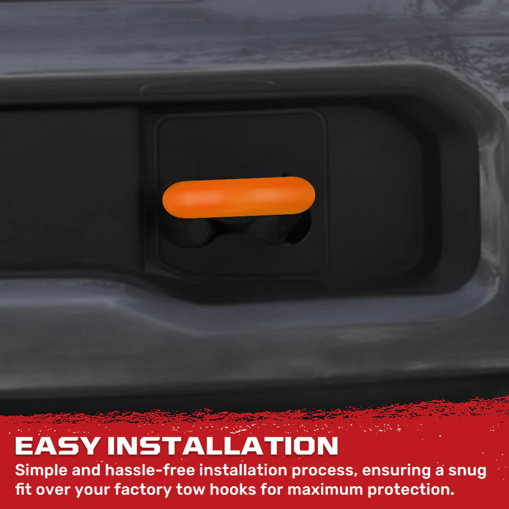 Ford 17-23 Super Duty Tow Hook Covers 2-Piece Set of Silicone Covers Standard & LED Options - Multiple Colors - Image 68