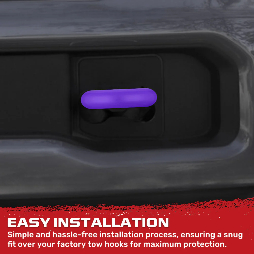 Ford 17-23 Super Duty Tow Hook Covers 2-Piece Set of Silicone Covers Standard & LED Options - Multiple Colors - Image 78